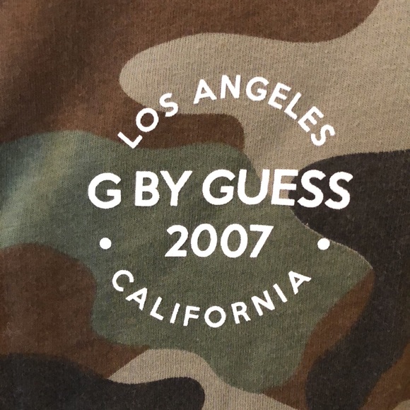 G by Guess Zip-Up Jacket Women’s X-SMALL XS Hoodie Zipper Camouflage Camo - Picture 3 of 5